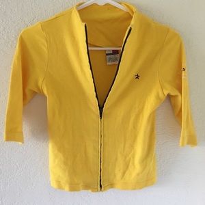 Tommy Hilfiger Yellow Crop Top